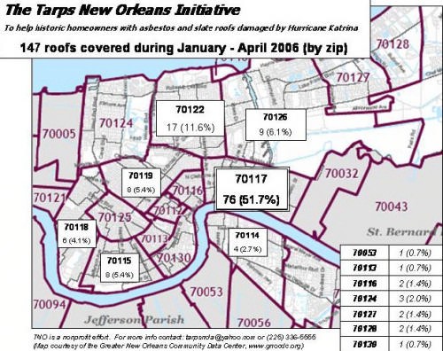 New Orleans in slow recovery ©  SW